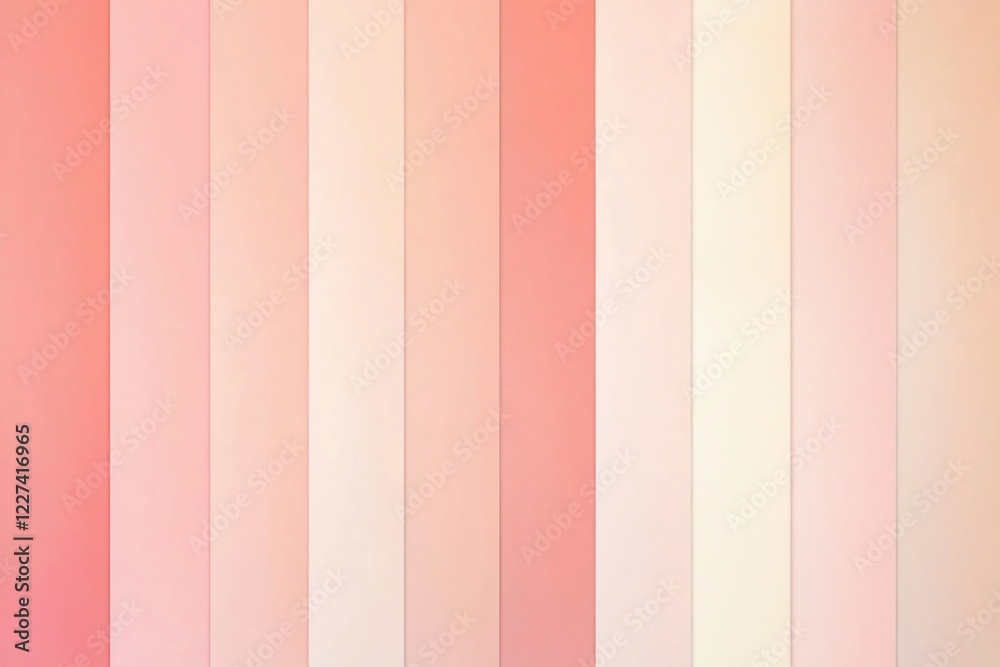 Soft pastel gradient background with vertical stripes in shades of pink and cream, ideal for design