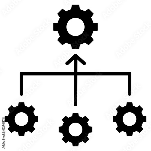 Consolidation Glyph Icon