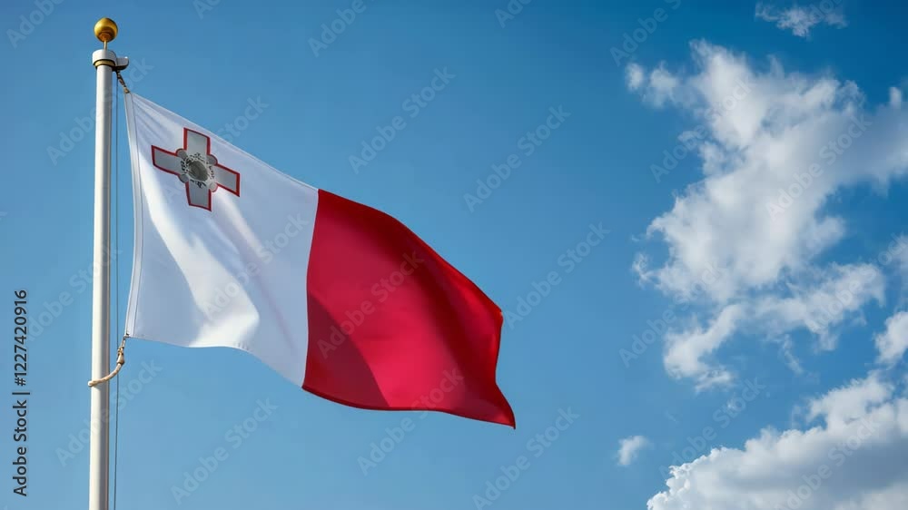 National flag of Malta