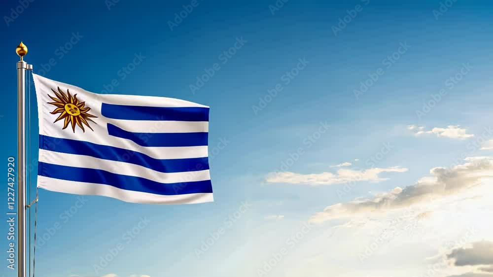 National flag of Uruguay