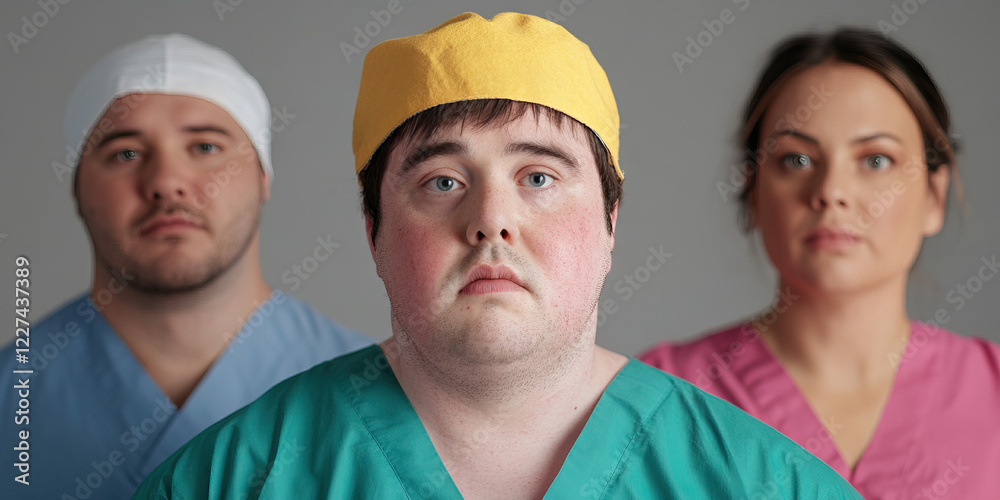 custom made wallpaper toronto digitalThree Medical Professionals in Scrubs