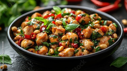 Delicious Kung Pao Chicken Dish: A Spicy and Savory Delight photo