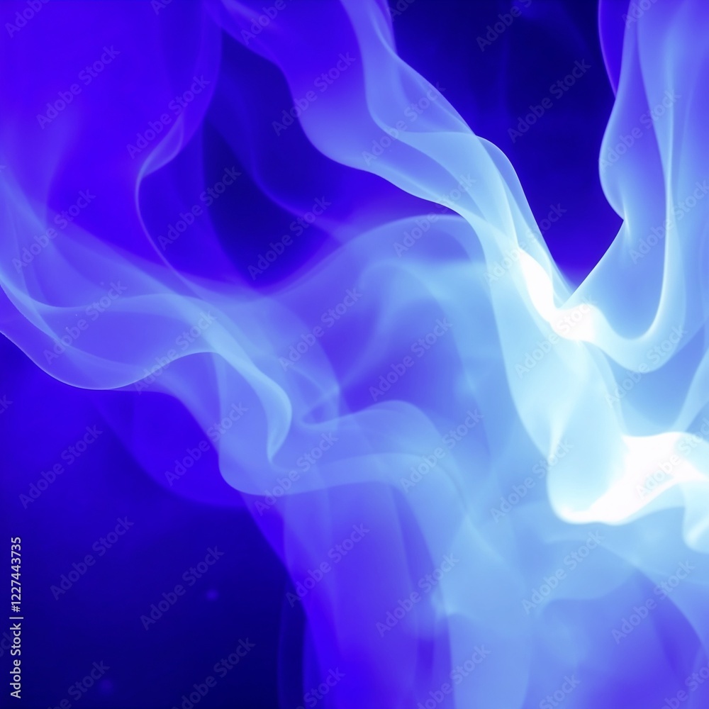 Fototapeta premium abstract blue smoke