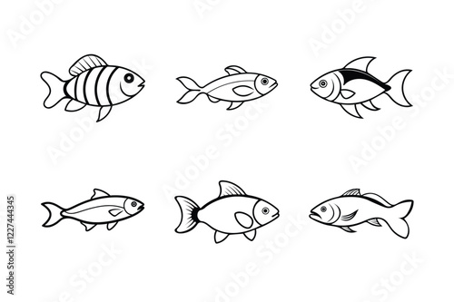 set of fish