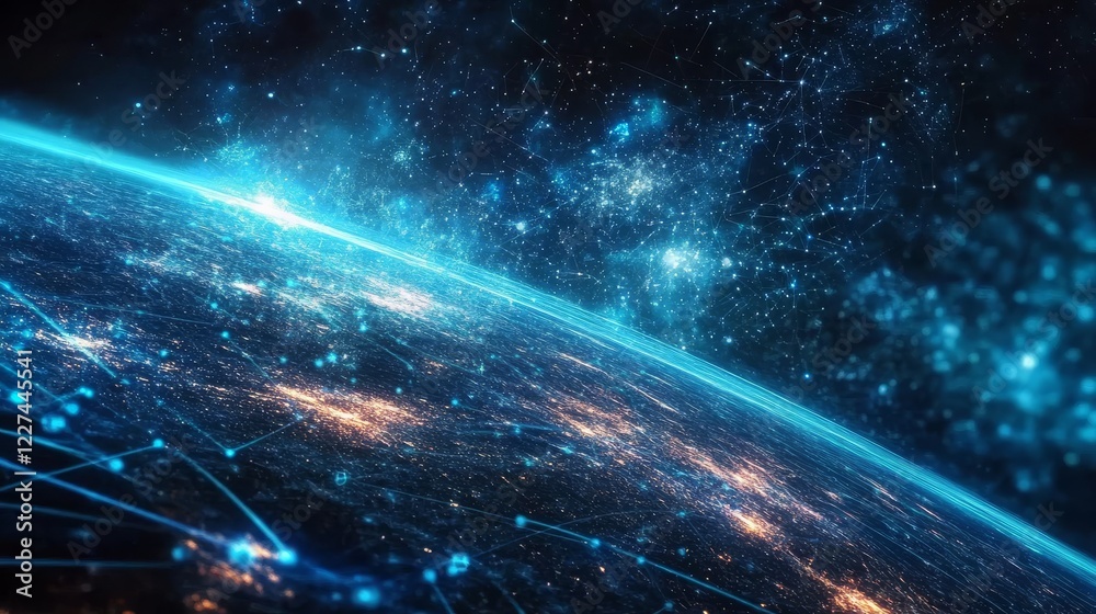 Obraz premium Limitless Potential of Decentralized Inhabitants