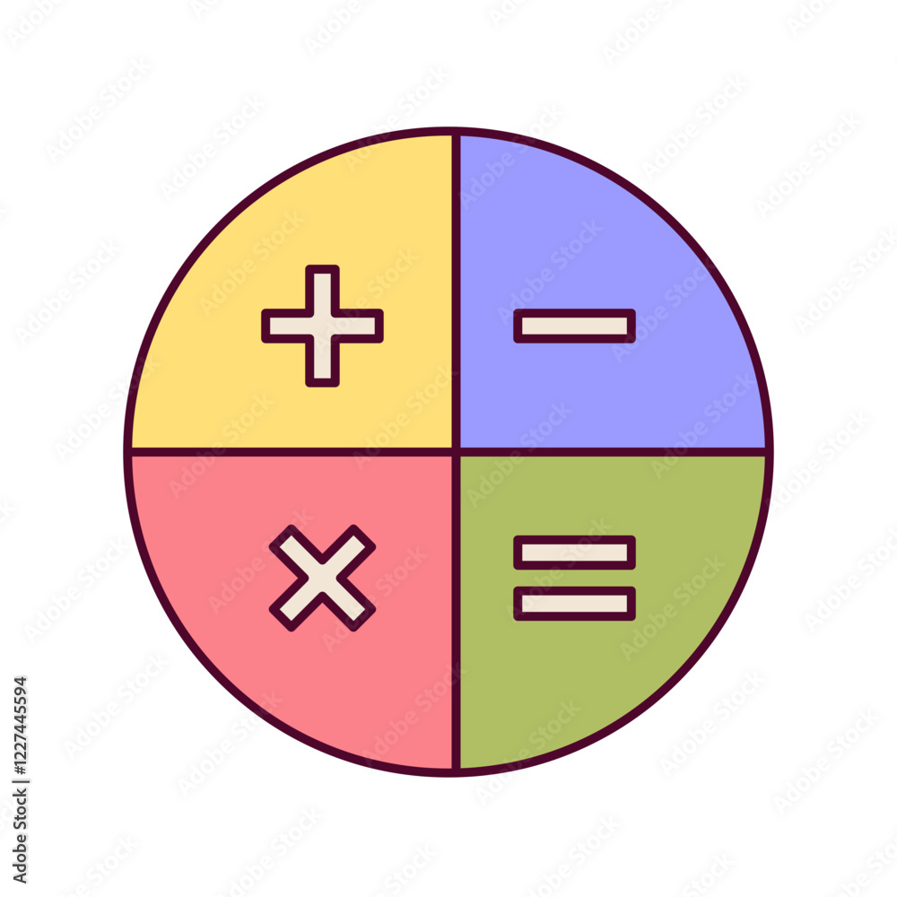 Obraz premium calculator icon illustration