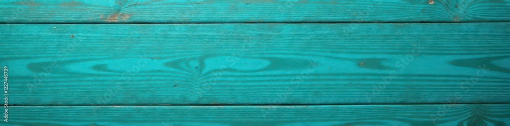 Obraz premium Textured teal and turquoise wood, rich detail, wood grain, ocean, wood surface