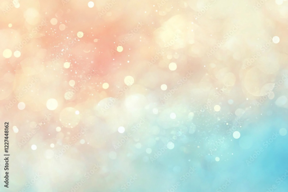 Soft pastel abstract background with blurred bokeh effect, evoking a serene and dreamy atmosphere Soft pastel abstract background with blurred bokeh effect, evoking a serene and dreamy atmosphere
