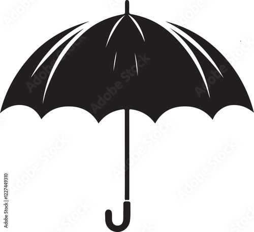 umbrella design image victor style with the white background.