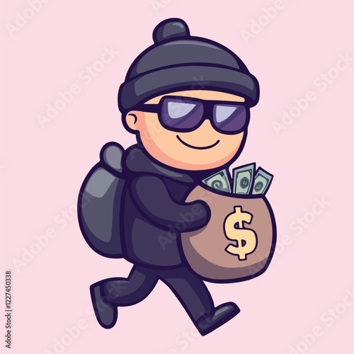 Bella Ciao Money Heist vector illustration