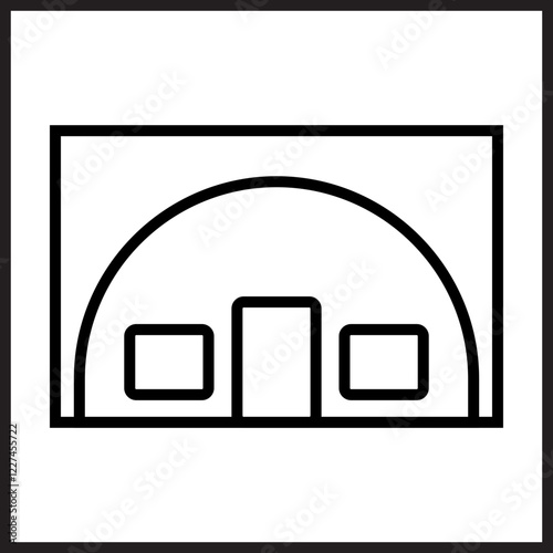 Military Base Icon Design