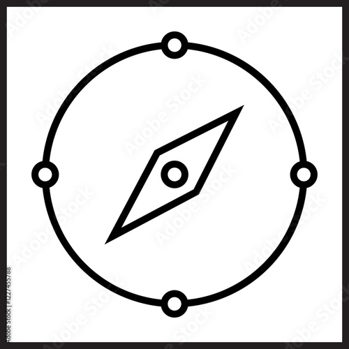 Military Compass Icon Design