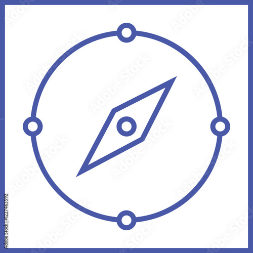 Military Compass Icon Design