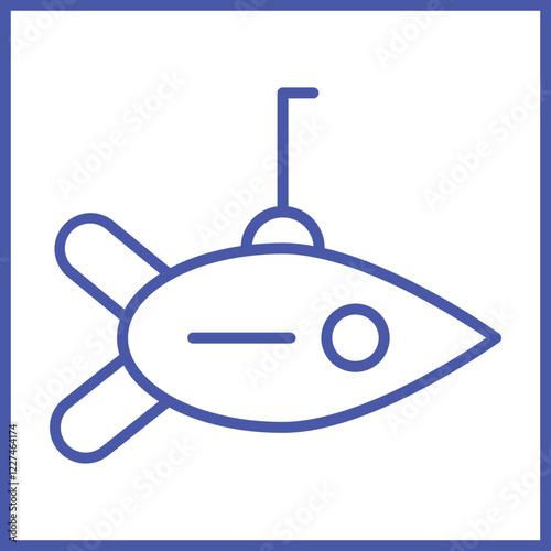 Submarine Icon Design