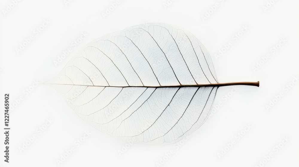 A single tree leaf with fine veins, pencil-drawn, minimalist style, black on white, high detail yet clean. A single tree leaf with fine veins, pencil-drawn, minimalist style, black on white, high detail yet clean.