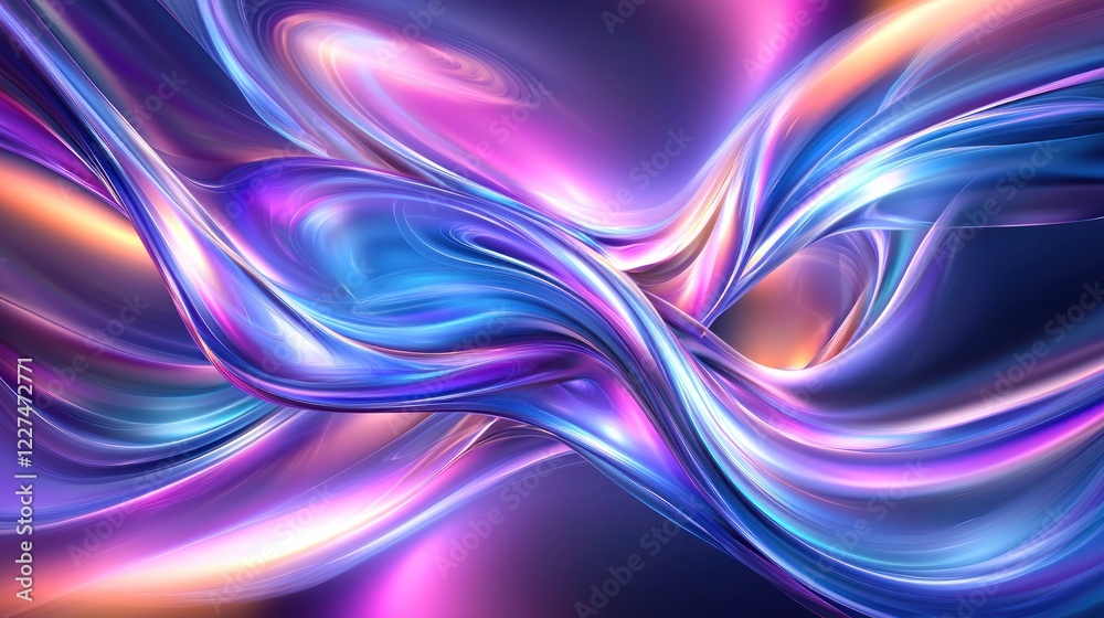 Fototapeta premium Abstract Glowing Waves