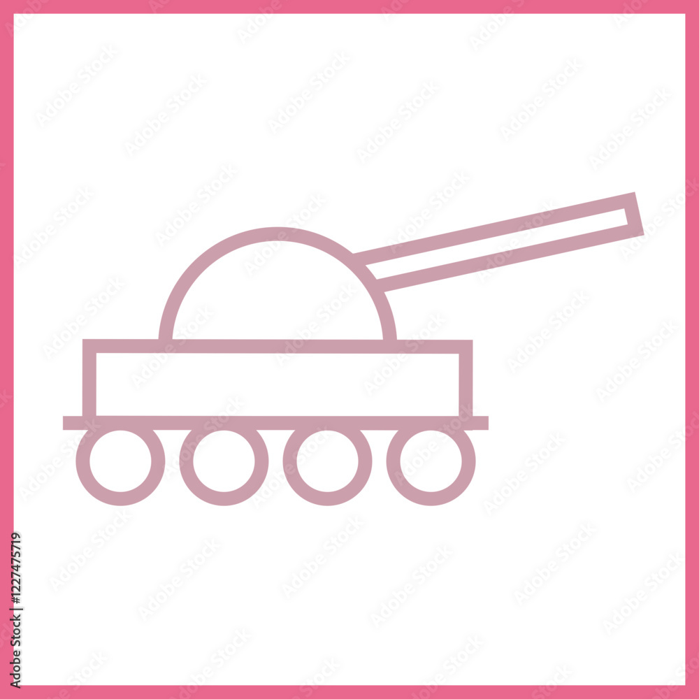 Obraz premium Tank Icon Design