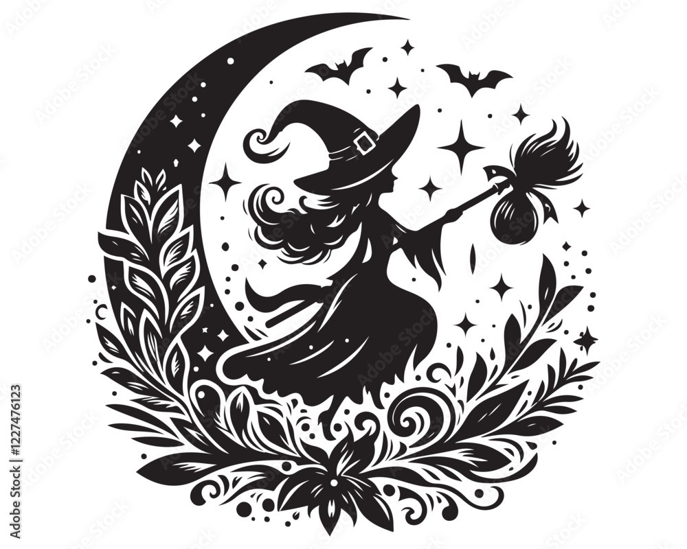 Fototapeta premium Witch 17.eps