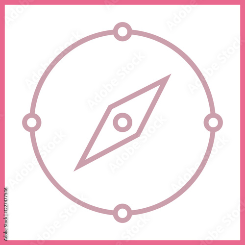 Military Compass Icon Design