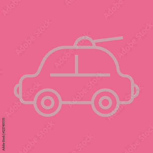 Military Vehicle Icon Design