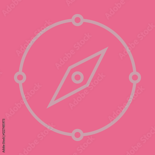 Military Compass Icon Design