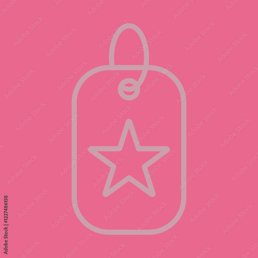 Fototapeta premium Dog Tag Icon Design