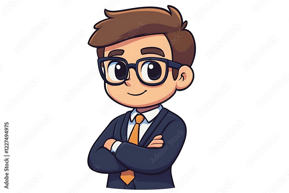 Friendly Corporate Businessman Digital Art Friendly Corporate Businessman Digital Art