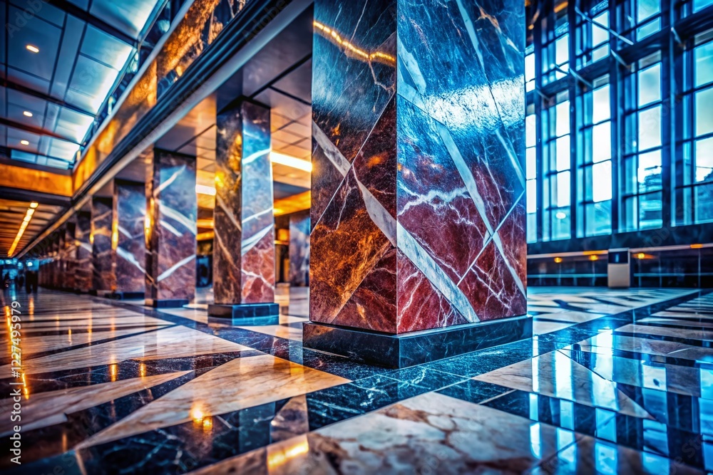 custom made wallpaper toronto digitalAbstract Marble Texture: Geometric Veins & Angular Patterns - Urban Exploration Photography Stock Photo