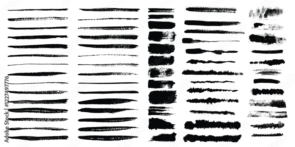 Brush strokes vector. Set of text boxes. Paintbrush collection. Grunge design elements. Dirty texture banners. Brush strokes vector. Set of text boxes. Paintbrush collection. Grunge design elements. Dirty texture banners.