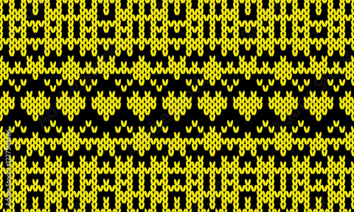Seamless printable knitting patterns, wallpapers, ultra-high resolution raster illustrations, print-on-demand patterns.