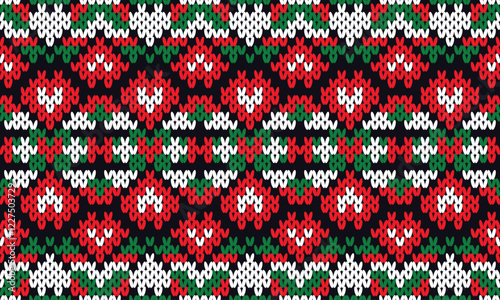 Seamless printable knitting patterns, wallpapers, ultra-high resolution raster illustrations, print-on-demand patterns.
