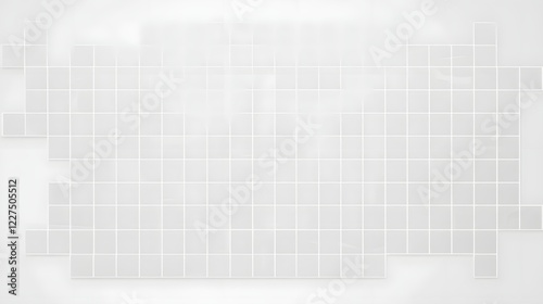 Wallpaper Mural Elegant Abstract White Ceramic Mosaic Wall Texture with Uniform Polished Reflective Tiles Creating a Bright and Airy Ambiance for Interior Spaces such as Kitchen Bathroom or Living Room Torontodigital.ca