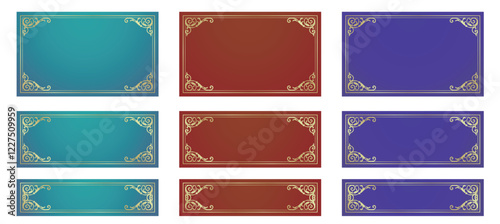 Trendy Frames. Design Template. An Assortment of Gorgeous Borders.
