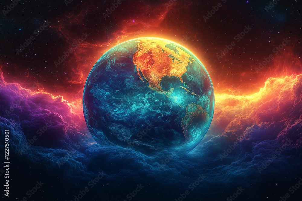 Obraz premium earth in space