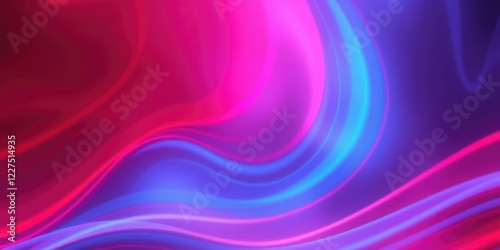 Wallpaper Mural Red and blue light waves blending in a kaleidoscope of colors, vibrant, blending, colorful Torontodigital.ca