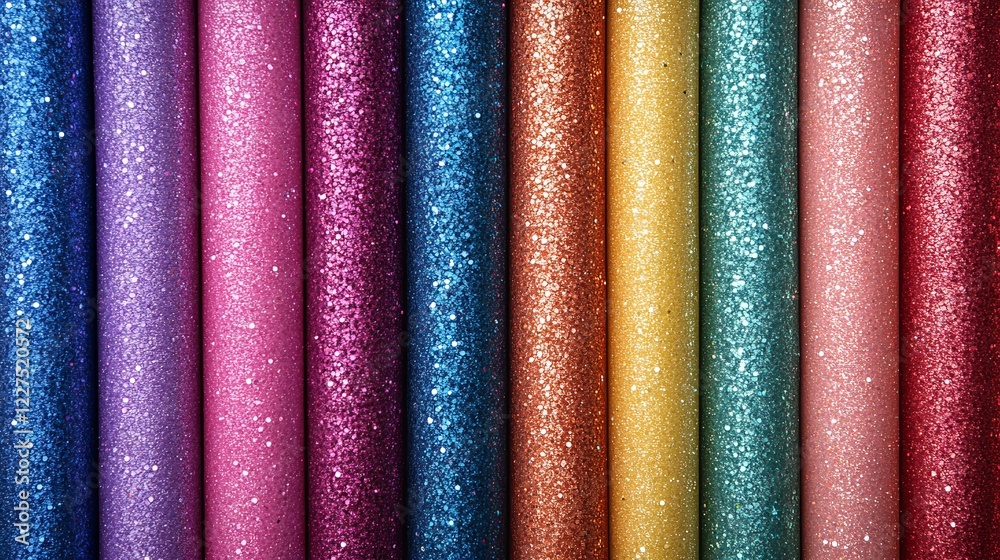 Vibrant and Shimmering Glitter Fabric in a Multicolored Display Exhibiting a Dazzling Array of Textures and Sparkles Ideal for Fashion Design and Artistic Backgrounds in Creative Projects Vibrant and Shimmering Glitter Fabric in a Multicolored Display Exhibiting a Dazzling Array of Textures and Sparkles Ideal for Fashion Design and Artistic Backgrounds in Creative Projects