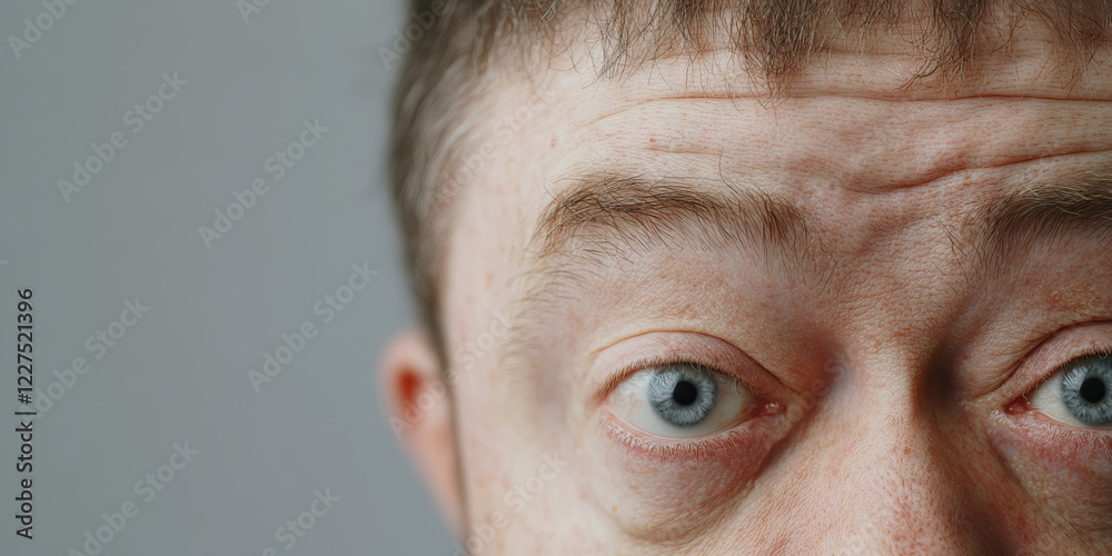 Close-up Photograph of a Man's Eyes and Forehead Close-up Photograph of a Man's Eyes and Forehead