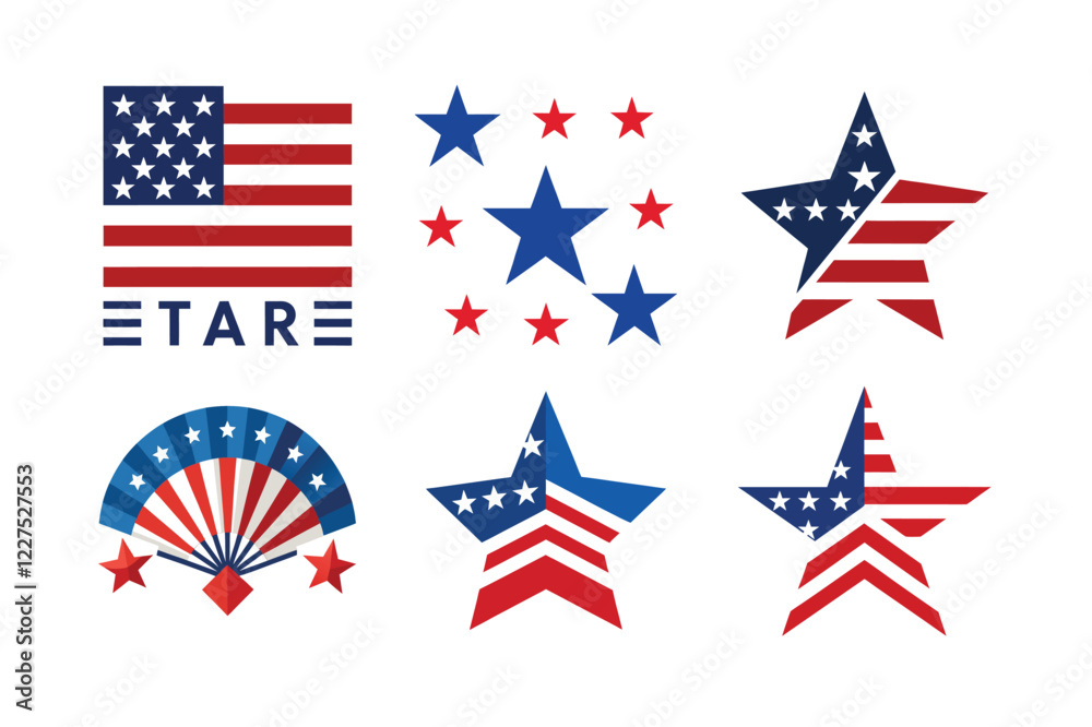 Obraz premium american flag