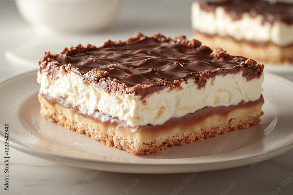 piece of cake with chocolate piece of cake with chocolate