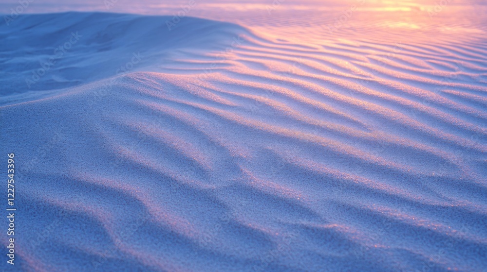 Obraz premium Stunning Sand Dunes at Sunrise/Sunset - A Vibrant Landscape