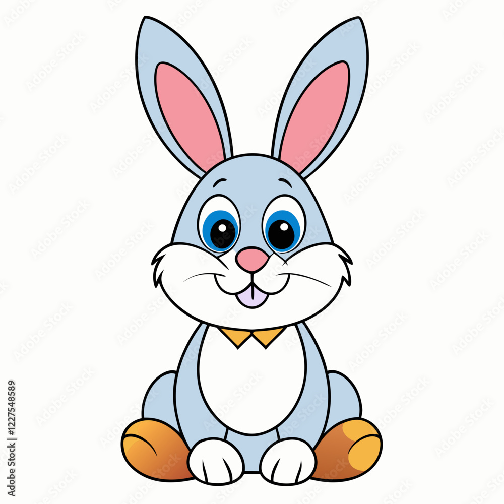 Easter Bunny, Cute Easter Bunny Holding Egg , Cartoon Rabbit Clipart Easter Bunny, Cute Easter Bunny Holding Egg , Cartoon Rabbit Clipart