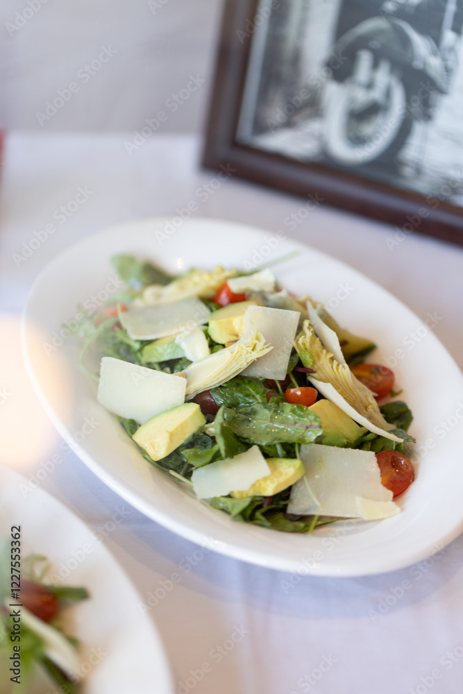 Fresh Arugula Salad with Parmesan