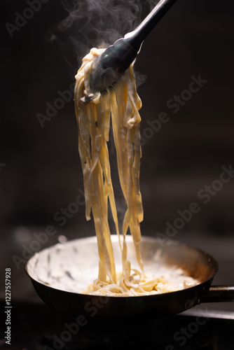 Photos Steaming Hot Fettuccine Alfredo