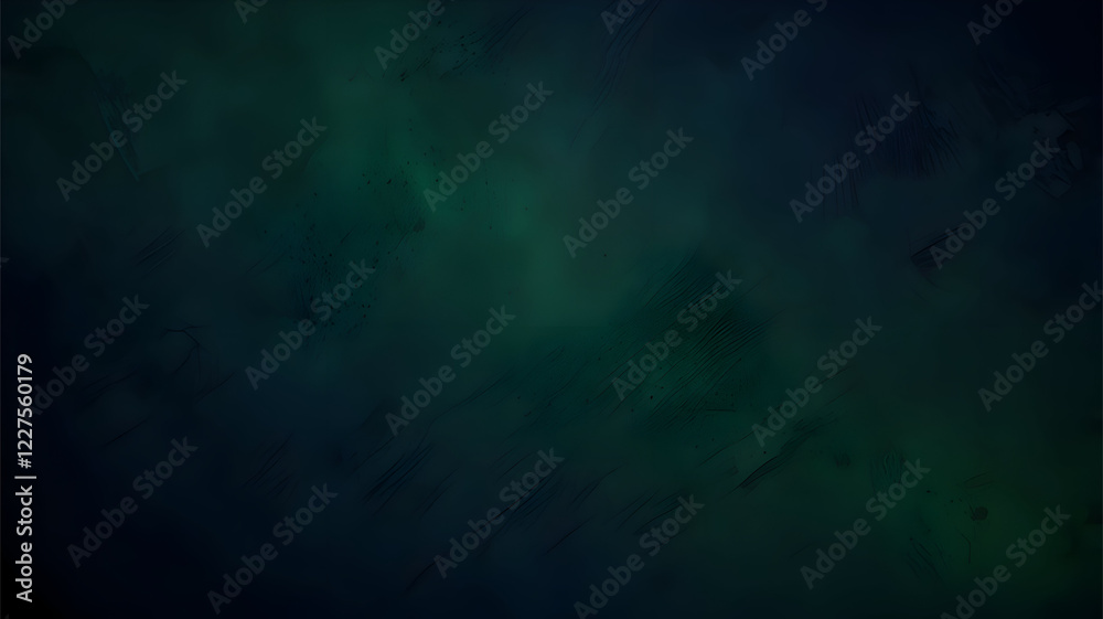 Fototapeta premium abstract background dark blue and green with grainy noise