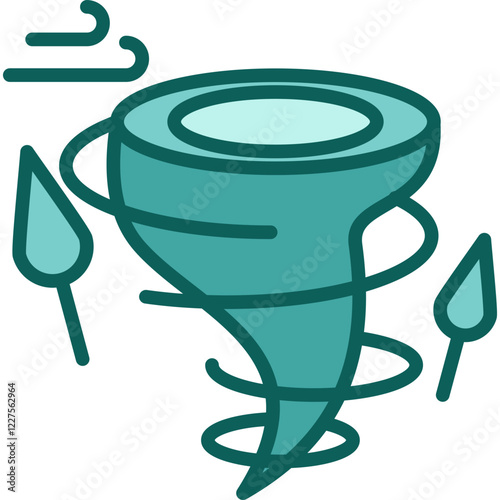 Hurricane solid icon