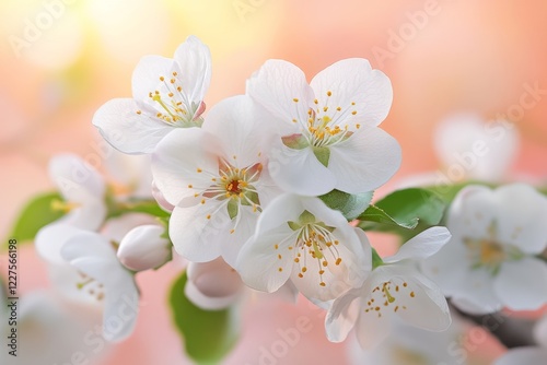 A blooming flower with petals just beginning to open in the morning sunlight