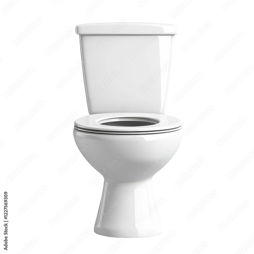 Modern Toilet Design on transparent background Modern Toilet Design on transparent background