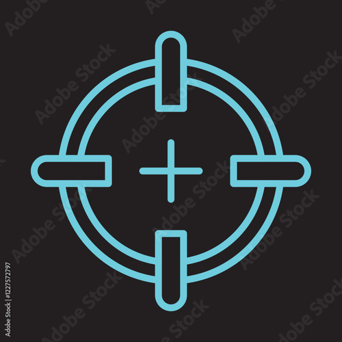 Military Equipment Icon Design