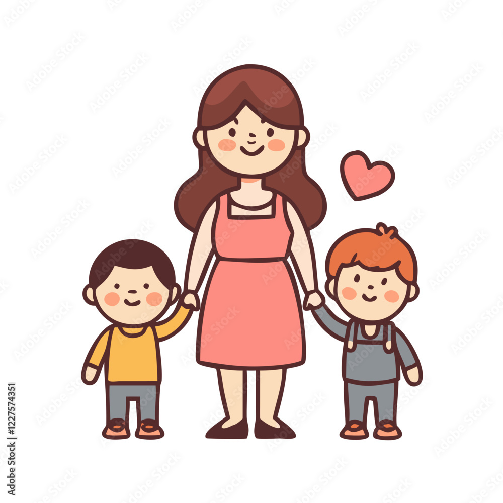 a mother with her child with love a mother with her child with love