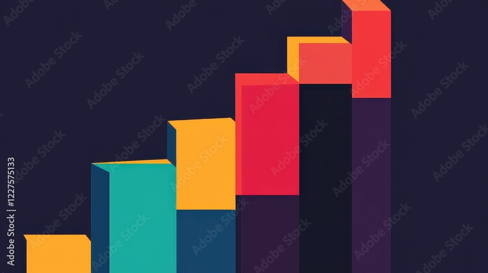 Revenue growth flat design side view economic expansion theme cartoon drawing triadic color scheme. Revenue growth flat design side view economic expansion theme cartoon drawing triadic color scheme.
